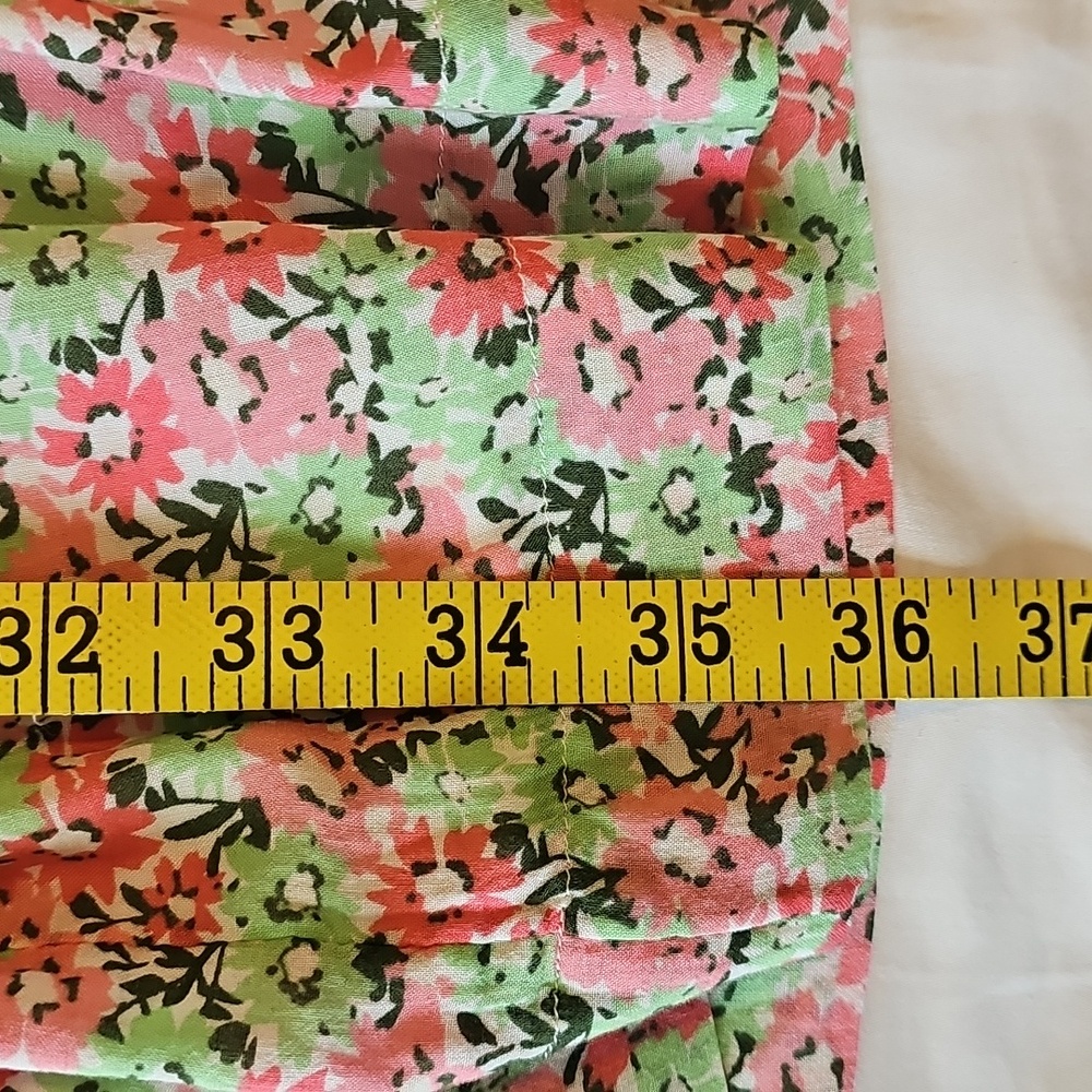 Vineyard Vines Pink and Green Floral Dress - Picture 10 of 11